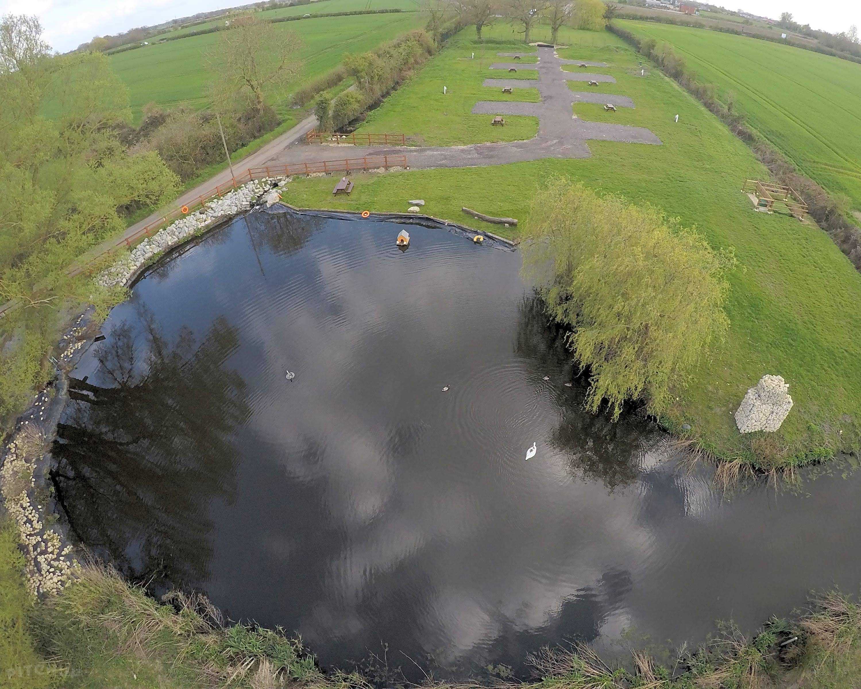 Drone View of campsite